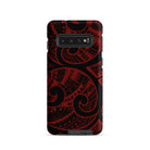 Island Tribal Red Tough Phone Case for Samsung Galaxy® Phone Cases The Local Banyan Samsung Galaxy S10  