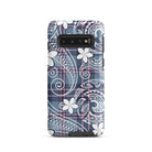 Tribal Plaid Plumeria Tough Phone Case for Samsung Galaxy® Phone Cases The Local Banyan Samsung Galaxy S10  