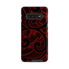 Island Tribal Red Tough Phone Case for Samsung Galaxy® Phone Cases The Local Banyan Samsung Galaxy S10 Plus  