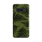 Black Fern Tough Phone Case for Samsung Galaxy® Phone Cases The Local Banyan Samsung Galaxy S10 Plus  