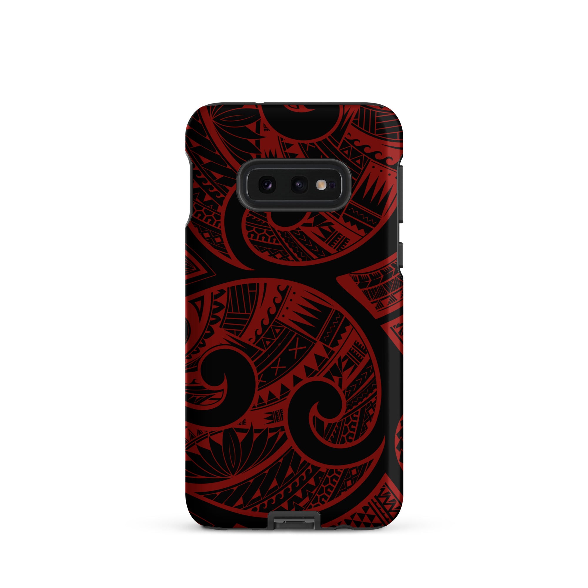 Island Tribal Red Tough Phone Case for Samsung Galaxy® Phone Cases The Local Banyan Samsung Galaxy S10e  