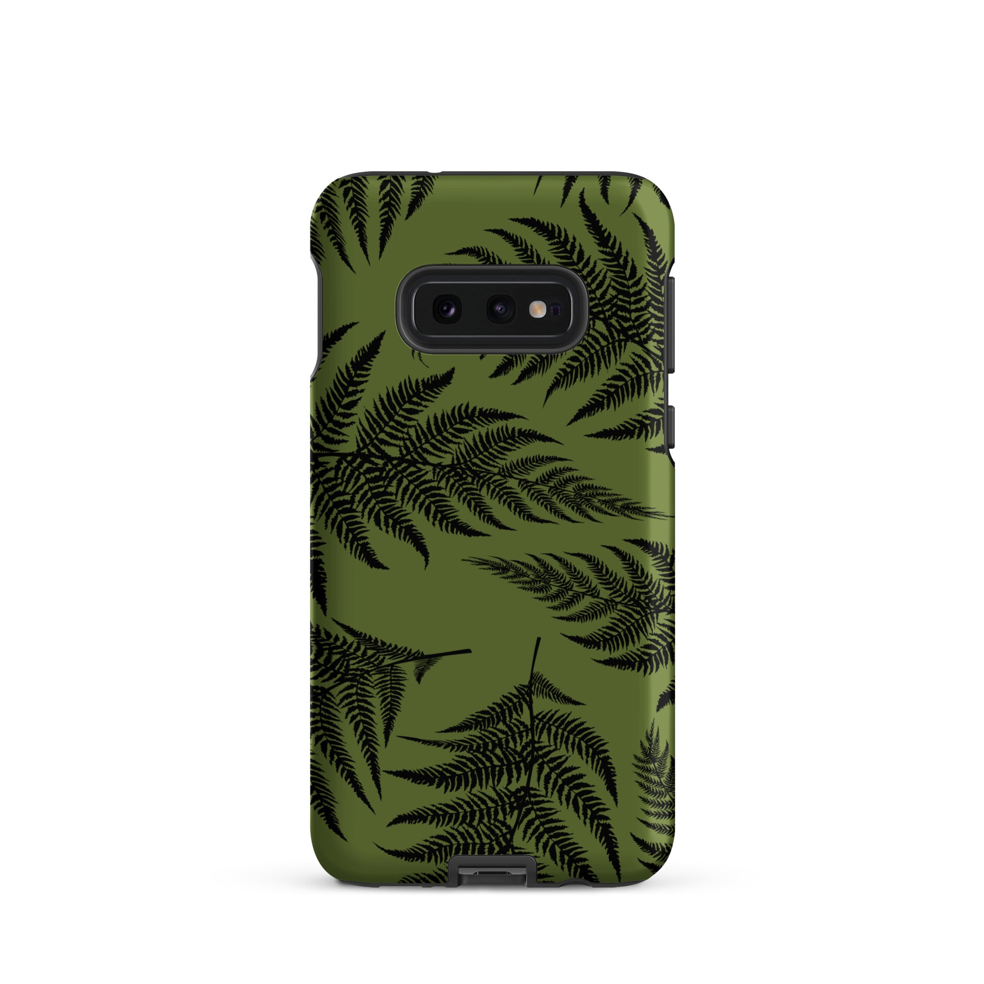 Black Fern Tough Phone Case for Samsung Galaxy® Phone Cases The Local Banyan Samsung Galaxy S10e  