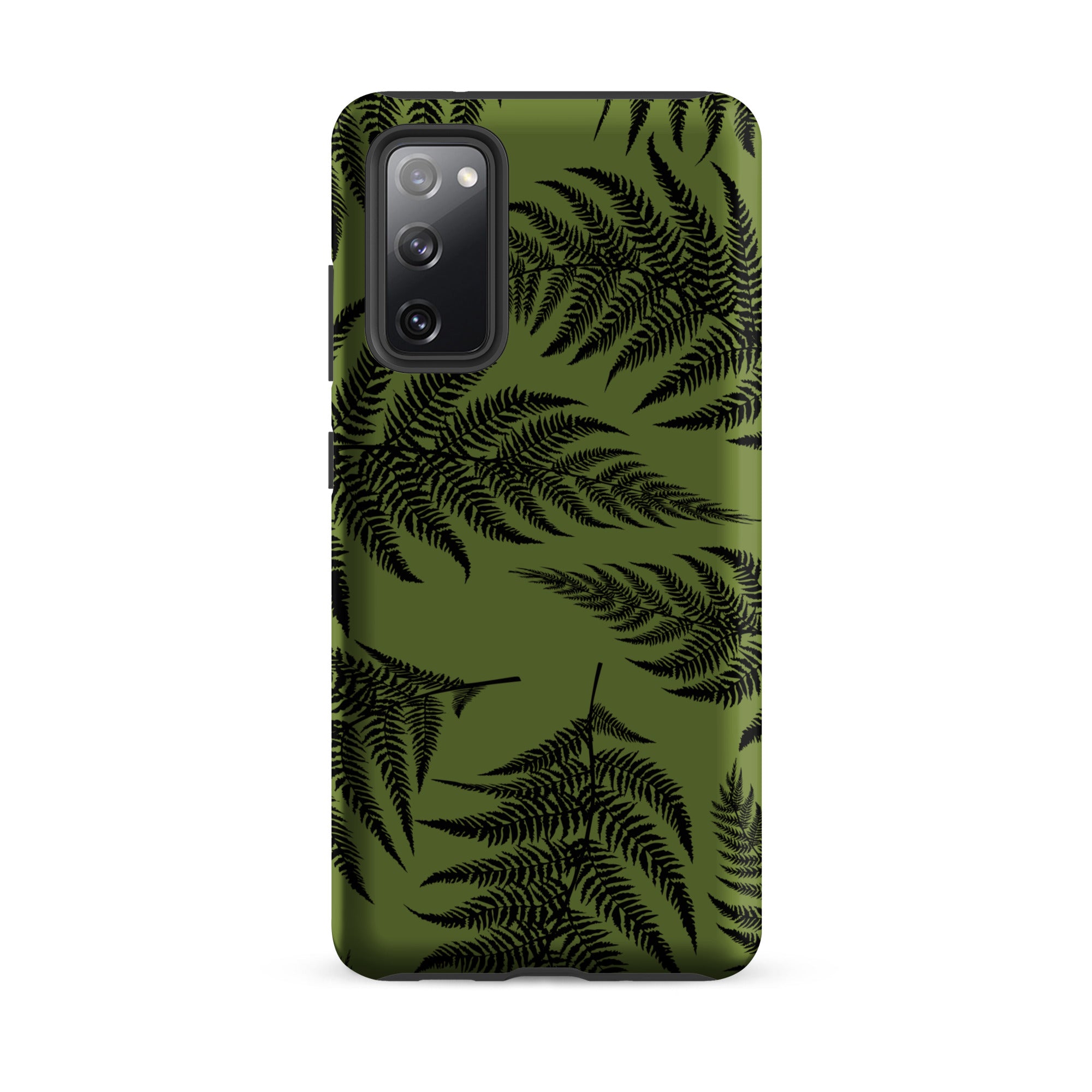 Black Fern Tough Phone Case for Samsung Galaxy® Phone Cases The Local Banyan Samsung Galaxy S20 FE  