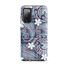 Tribal Plaid Plumeria Tough Phone Case for Samsung Galaxy® Phone Cases The Local Banyan Samsung Galaxy S20 FE  