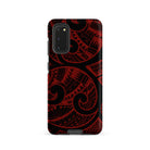 Island Tribal Red Tough Phone Case for Samsung Galaxy® Phone Cases The Local Banyan Samsung Galaxy S20  