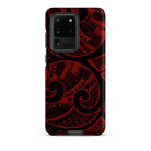 Island Tribal Red Tough Phone Case for Samsung Galaxy® Phone Cases The Local Banyan Samsung Galaxy S20 Ultra  