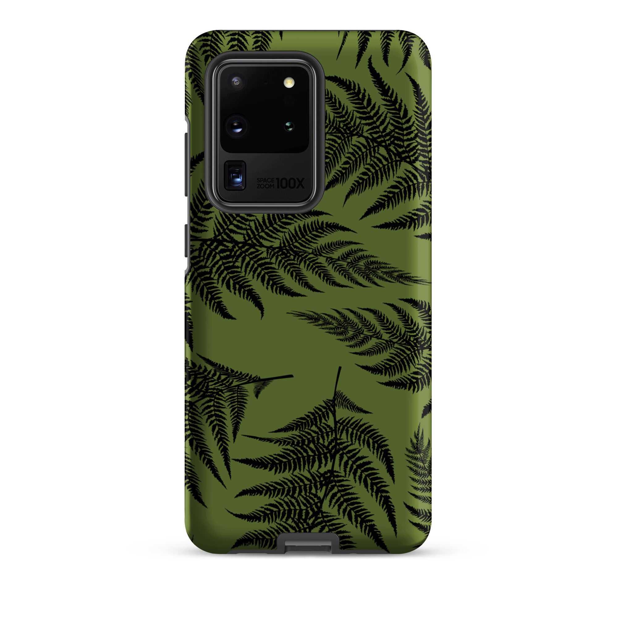 Black Fern Tough Phone Case for Samsung Galaxy® Phone Cases The Local Banyan Samsung Galaxy S20 Ultra  