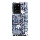 Tribal Plaid Plumeria Tough Phone Case for Samsung Galaxy® Phone Cases The Local Banyan Samsung Galaxy S20 Ultra  