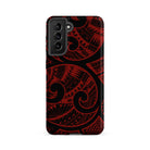 Island Tribal Red Tough Phone Case for Samsung Galaxy® Phone Cases The Local Banyan Samsung Galaxy S21 FE  