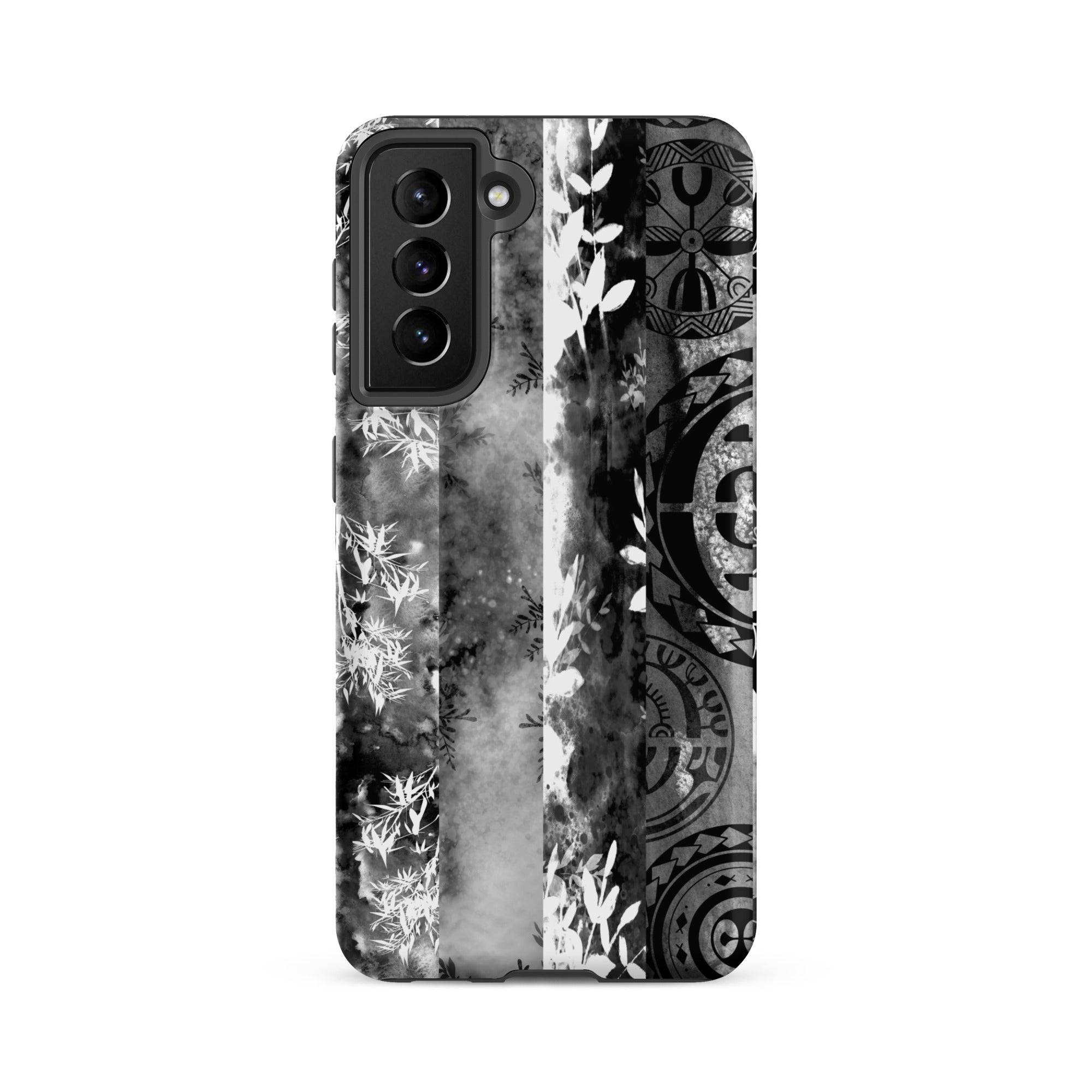 Monochrome Oasis Tough Phone Case for Samsung Galaxy® Phone Cases The Local Banyan Samsung Galaxy S21 FE  