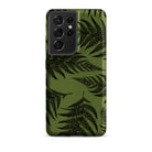 Black Fern Tough Phone Case for Samsung Galaxy® Phone Cases The Local Banyan Samsung Galaxy S21 Ultra  