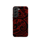 Island Tribal Red Tough Phone Case for Samsung Galaxy® Phone Cases The Local Banyan Samsung Galaxy S22  