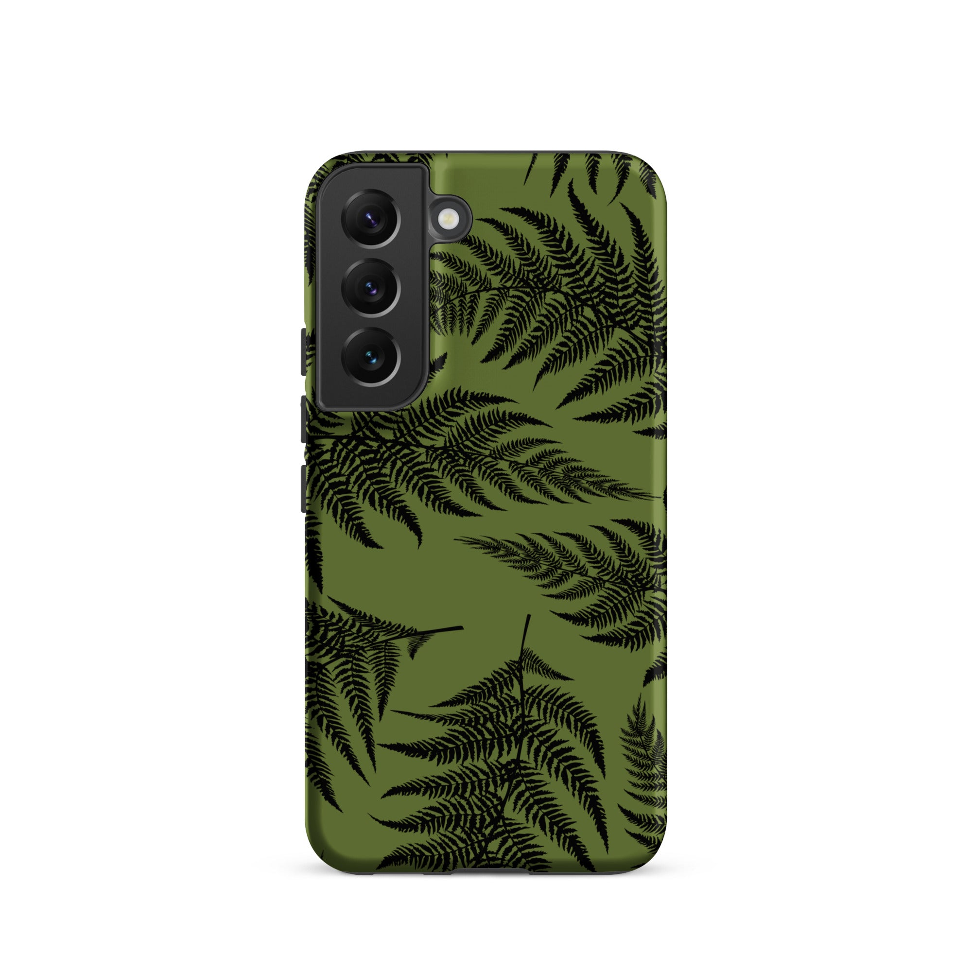 Black Fern Tough Phone Case for Samsung Galaxy® Phone Cases The Local Banyan Samsung Galaxy S22  