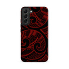 Island Tribal Red Tough Phone Case for Samsung Galaxy® Phone Cases The Local Banyan Samsung Galaxy S22 Plus  