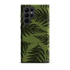 Black Fern Tough Phone Case for Samsung Galaxy® Phone Cases The Local Banyan Samsung Galaxy S22 Ultra  