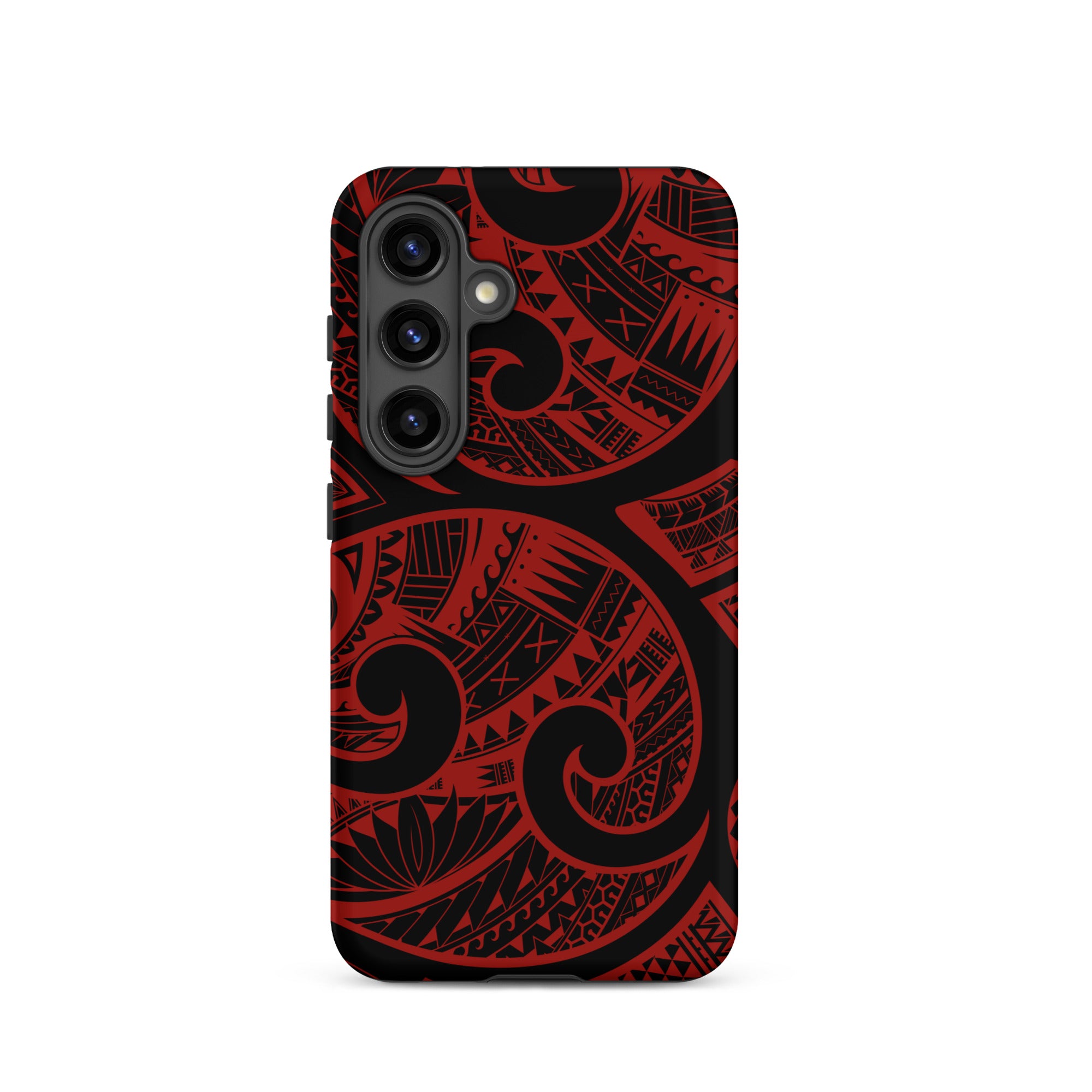 Island Tribal Red Tough Phone Case for Samsung Galaxy® Phone Cases The Local Banyan Samsung Galaxy S24  