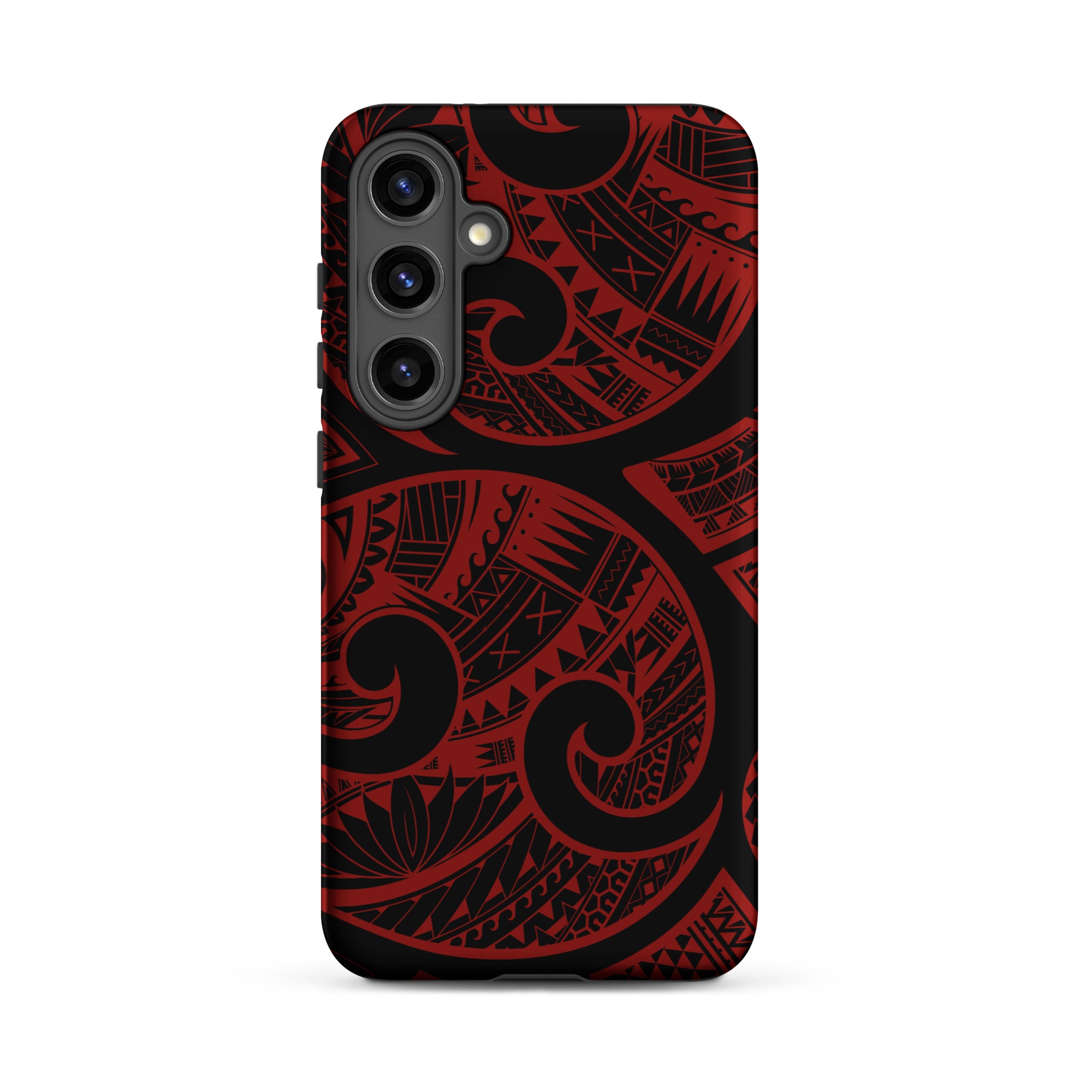 Island Tribal Red Tough Phone Case for Samsung Galaxy® Phone Cases The Local Banyan Samsung Galaxy S24 Plus  