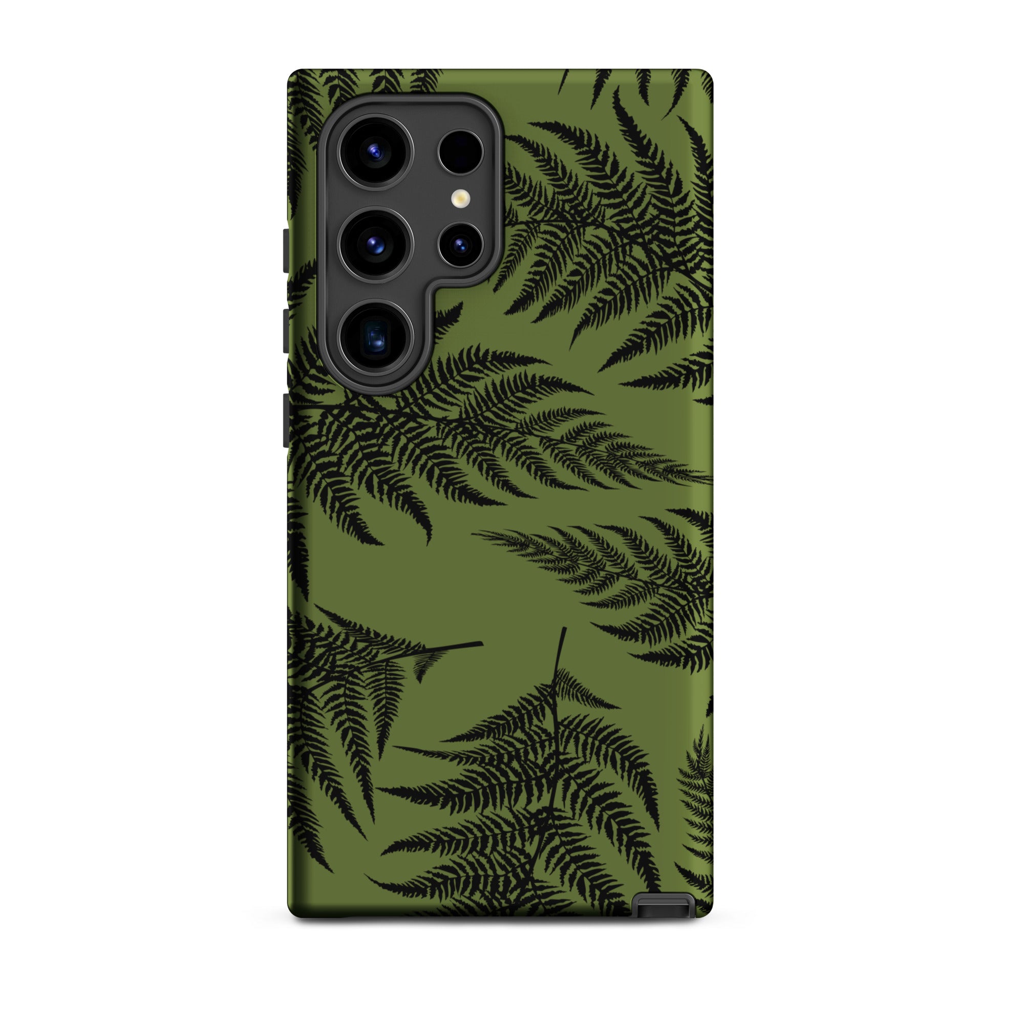 Black Fern Tough Phone Case for Samsung Galaxy® Phone Cases The Local Banyan Samsung Galaxy S24 Ultra  