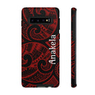 Island Tribal Red Personalized Tough Case for Samsung Galaxy® Samsung Phone Case The Local Banyan