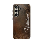 Aloha ‘Āina Rich Brown Personalized Tough Case for Samsung Galaxy® Samsung Phone Case The Local Banyan Glossy Samsung Galaxy S24