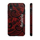 Island Tribal Red Personalized Tough Case for Samsung Galaxy® Samsung Phone Case The Local Banyan