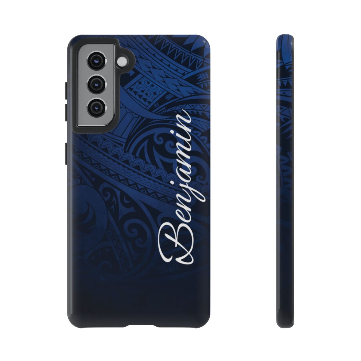 Midnight Essence Personalized Tough Case for Samsung Galaxy® Samsung Phone Case The Local Banyan Glossy Samsung Galaxy S21