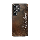 Aloha ‘Āina Rich Brown Personalized Tough Case for Samsung Galaxy® Samsung Phone Case The Local Banyan Glossy Samsung Galaxy S25 Ultra