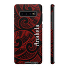 Island Tribal Red Personalized Tough Case for Samsung Galaxy® Samsung Phone Case The Local Banyan