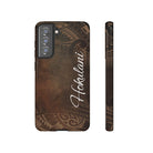 Aloha ‘Āina Rich Brown Personalized Tough Case for Samsung Galaxy® Samsung Phone Case The Local Banyan Glossy Samsung Galaxy S21 FE